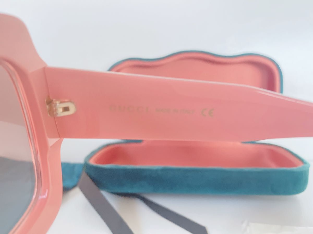 極美品 正規品 Gucci(グッチ)ピンクスクエアサングラス|Yahoo 極美品 正規品 Gucci(グッチ)ピンクスクエアサングラス|Yahoo