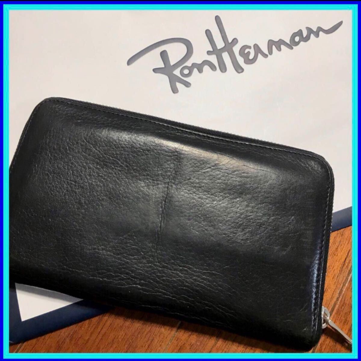 完売品 RonHerman ロンハーマン レザー ロングウォレット 長財布 本革