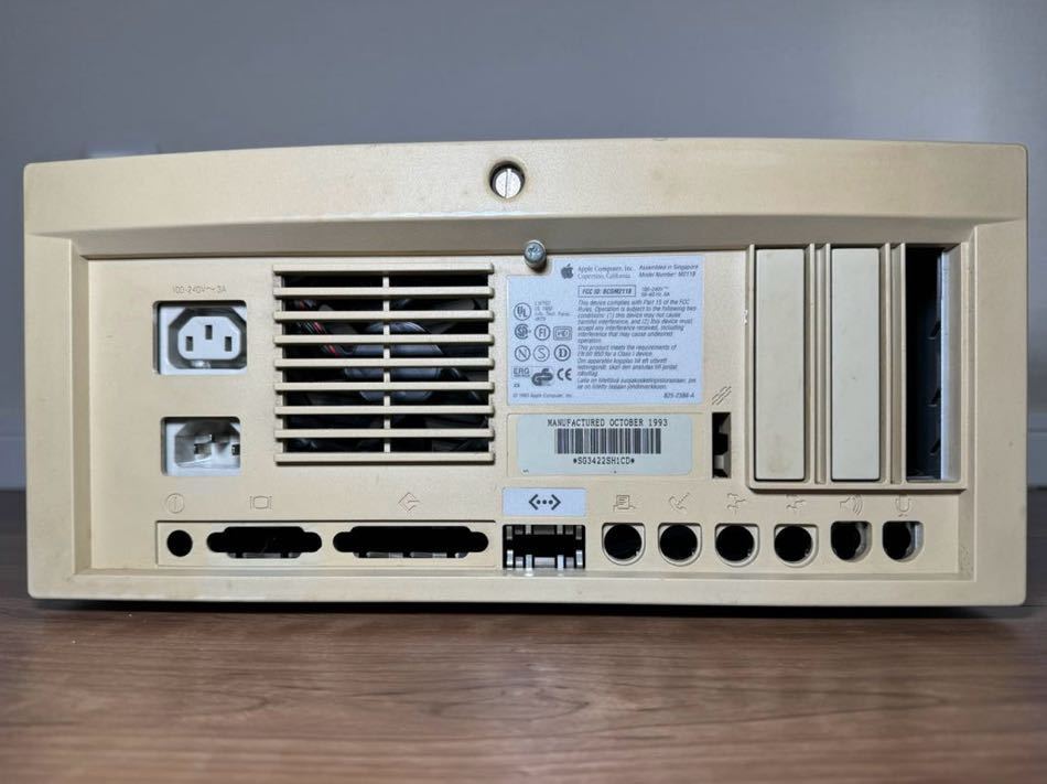 Apple Macintosh Quadra 650 ロジックボード無し ケース・電源・ドライブ等 部品取り オールドマック 68k ①_画像2