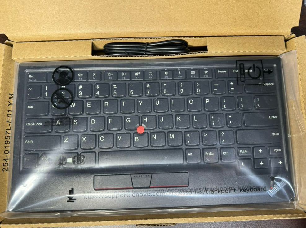 Lenovo ThinkPad TrackPoint Keyoard II US配列 使用少 極美品_画像1