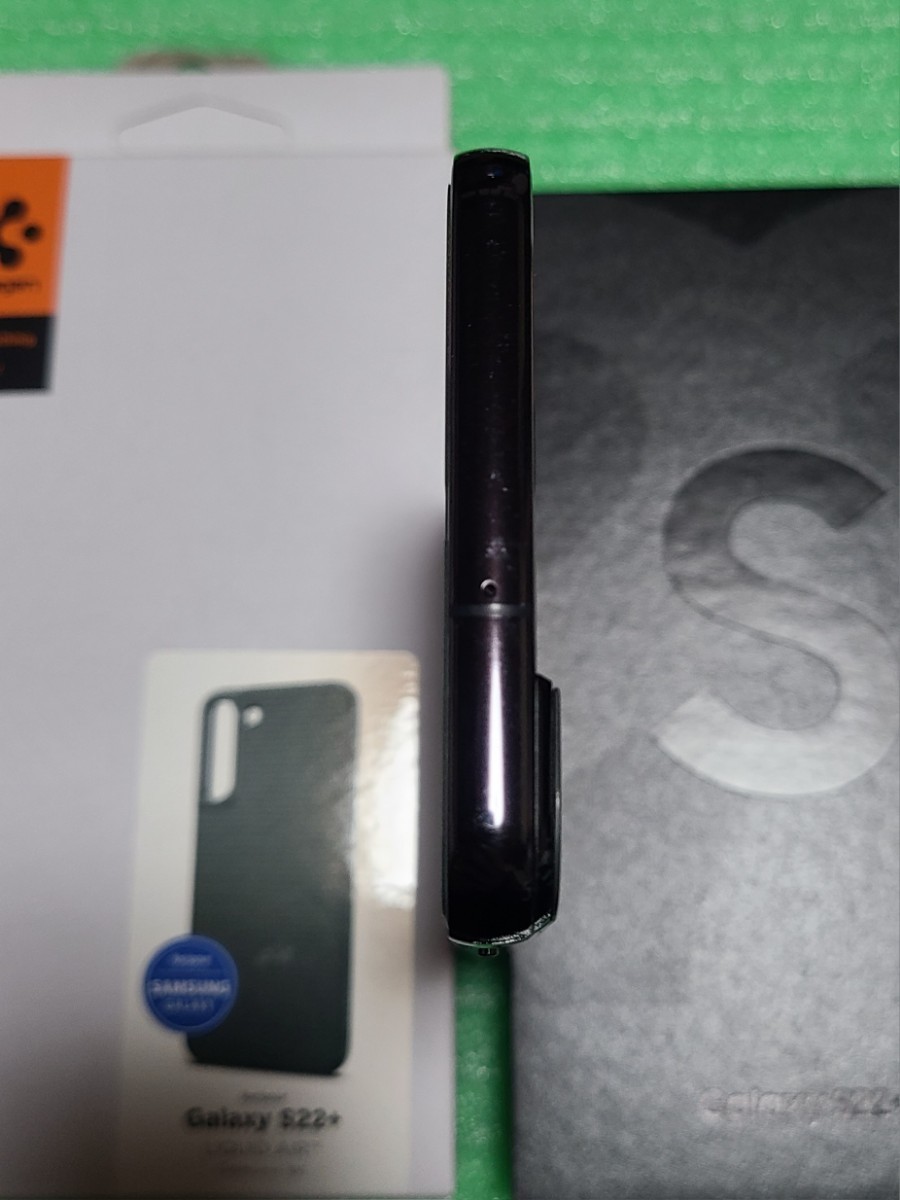 【極美品/希少香港版】Samsung Galaxy S22+ Plus 5G SM-S9060 ブラック SIMフリー デュアルSIM nano sim2枚 ギャラクシー S23　