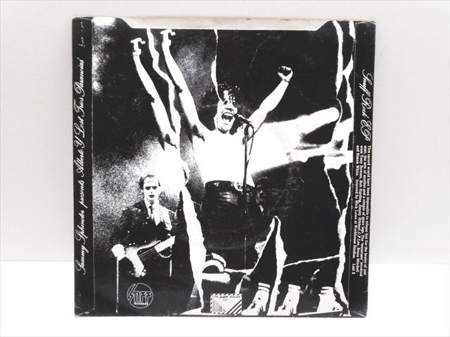 1977年 ビンテージ Alberto y Lost Trios Paranoias Snuff rock レコード EP 7インチ UKロック 4曲 Stiff Records ディスプレイ 音楽_画像2