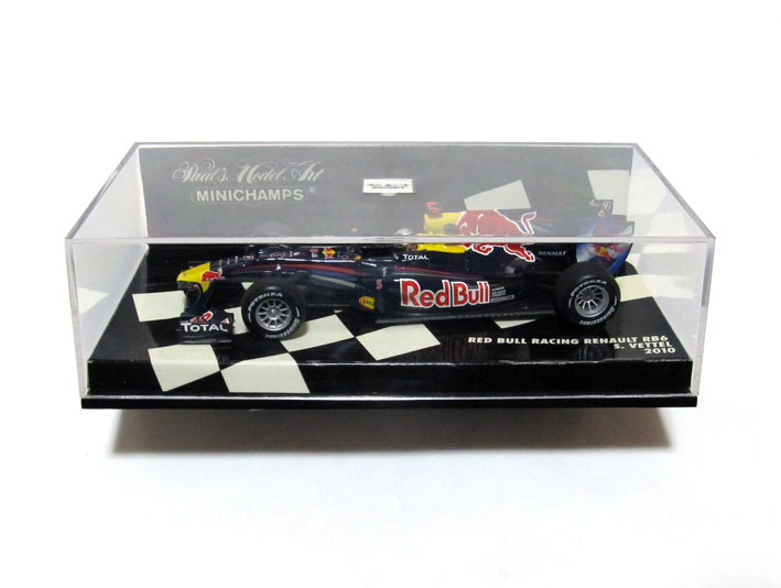 A★PMA社ミニチャンプス 1/43★ Red Bull RB6 / レッドブル レーシング RB6 #5 セバスチャン・ベッテル 2010 F1世界チャンピオン_出品モデル