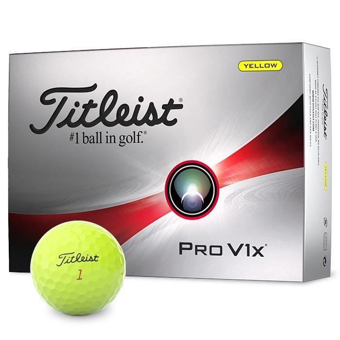  タイトリスト PRO V1x プロV1x ゴルフボール 1ダース　2023年モデル 12球入り 　イエロー　Titleist　_画像8