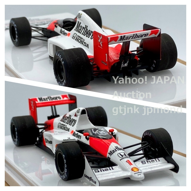 True Scale Model 1/43 マクラーレン ホンダ McLaren MP4/5 #1 A.セナ Marlboro加工 TSM MODEL トゥルースケールモデル_画像2