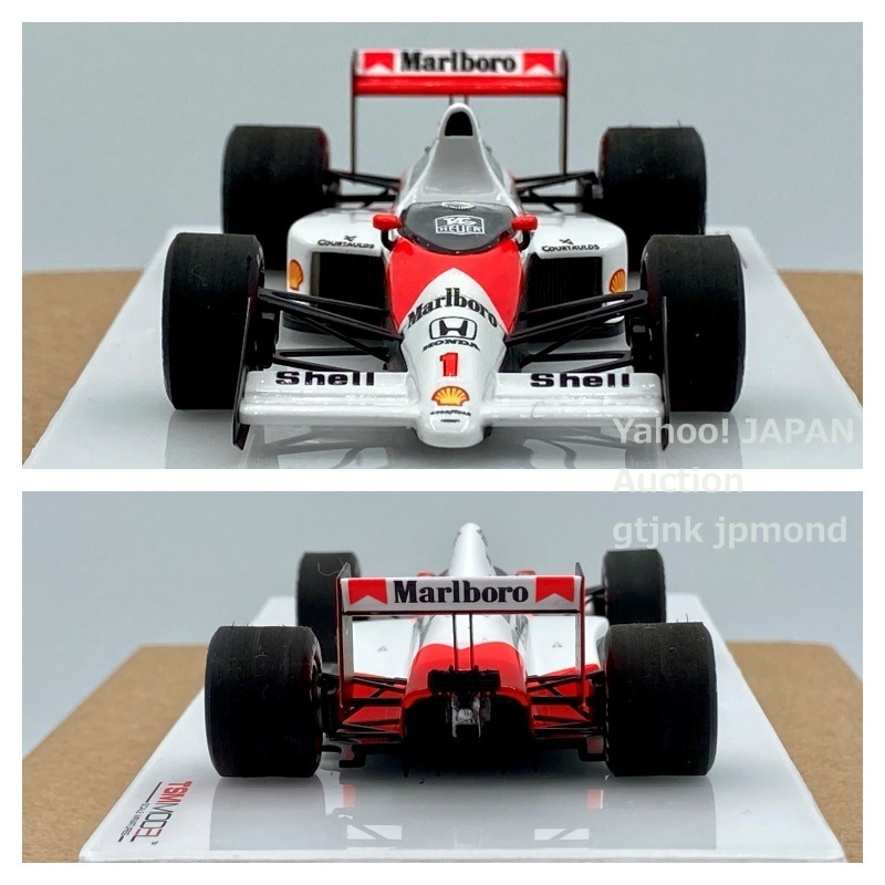 True Scale Model 1/43 マクラーレン ホンダ McLaren MP4/5 #1 A.セナ Marlboro加工 TSM MODEL トゥルースケールモデル_画像4