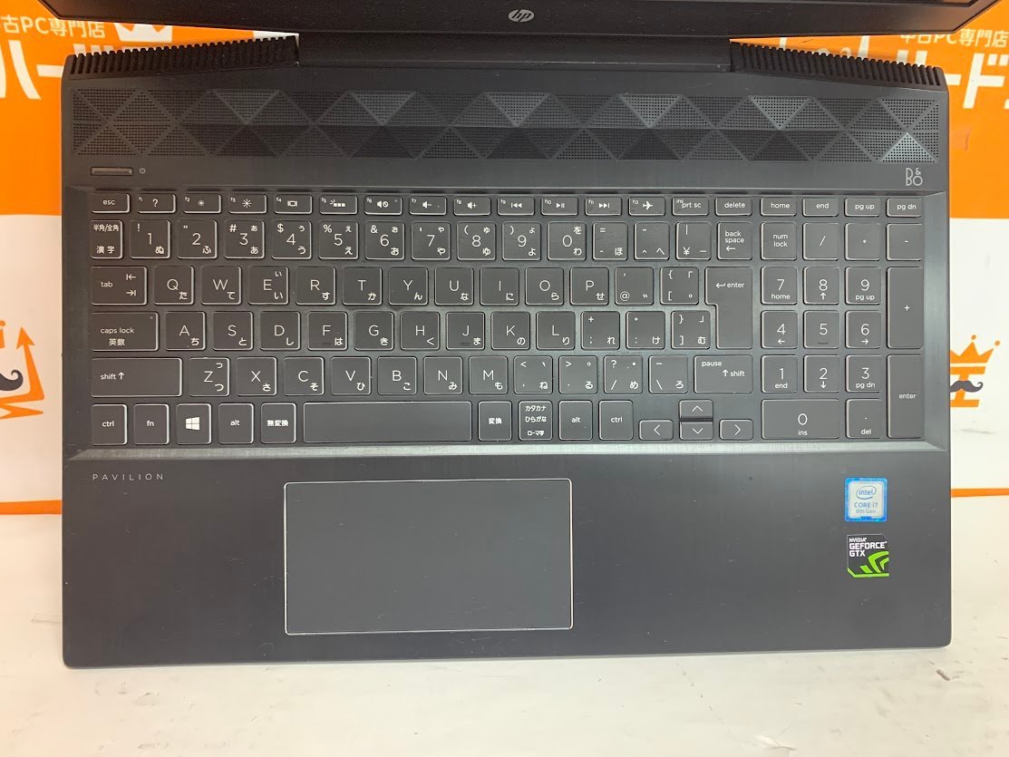 【ハード王】1円～/HP Pavilion 15-cx0104TX/Corei7-第8世代(不明)/8GB/ストレージ無/起動不可/6530-G22_画像4