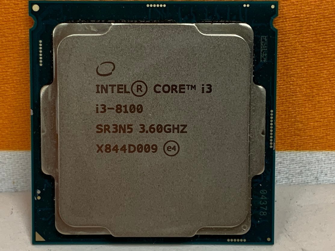 【ハード王】中古CPU/Corei3-8100 SR3N5 3.60GHz/6039-C_画像2