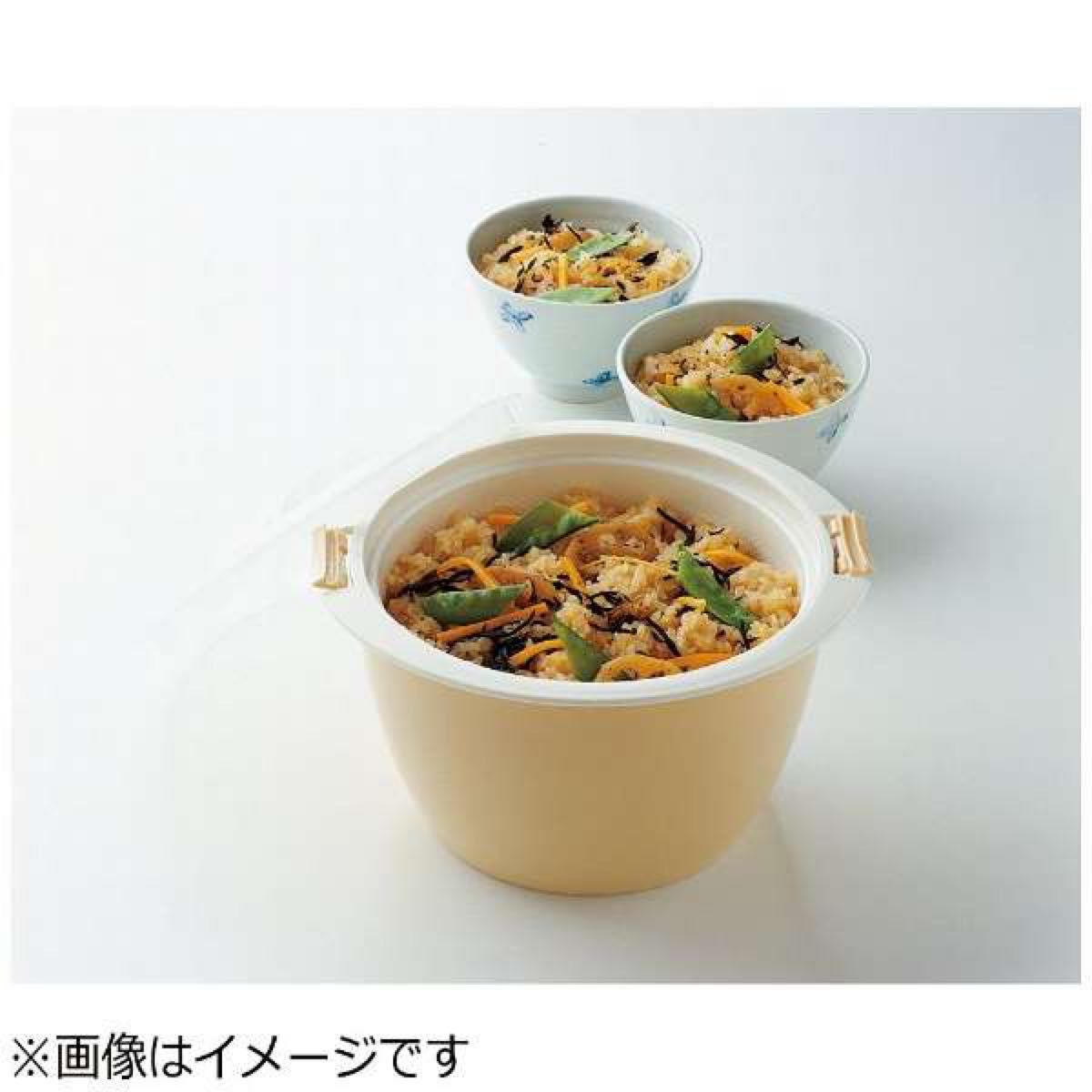 アケボノ レンジごはん炊き2合(中古品)