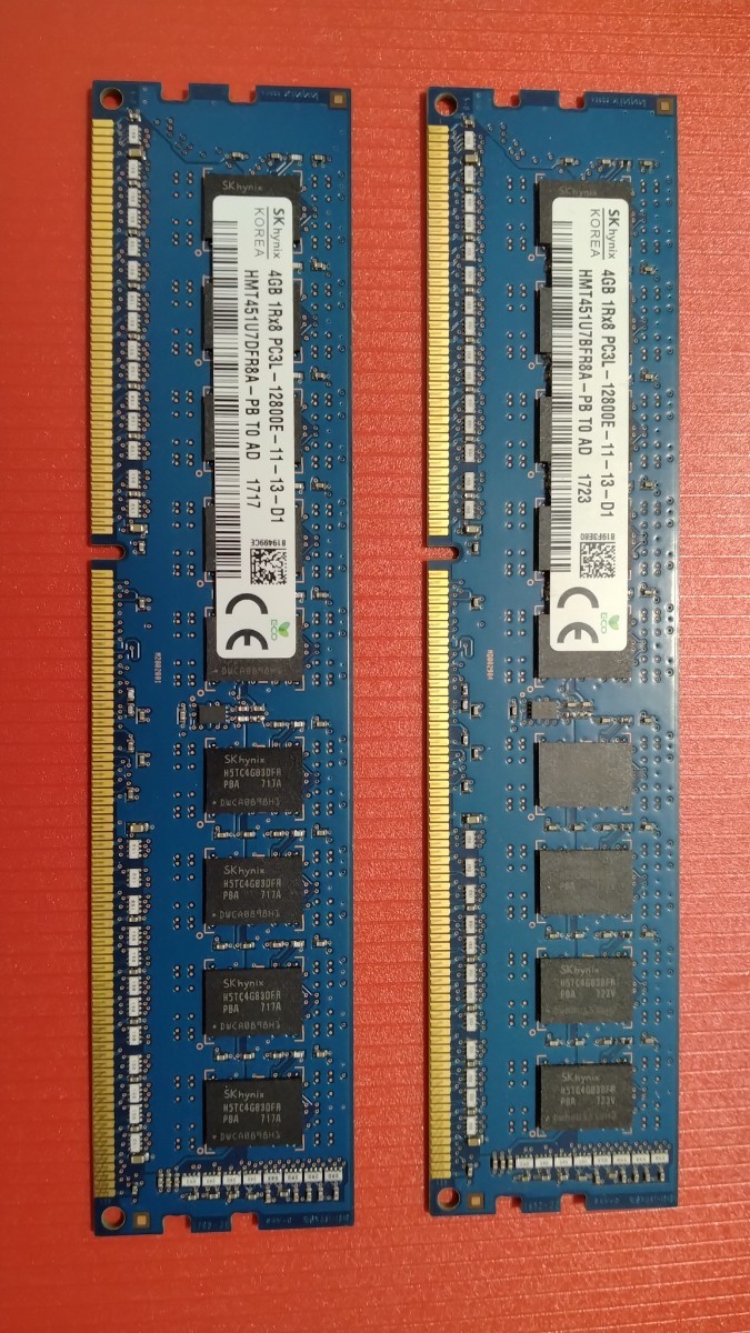 ellxir DDR3-1333 PC10600 8GB(4GB 2枚)RAM デスクトップ メモリー_画像1