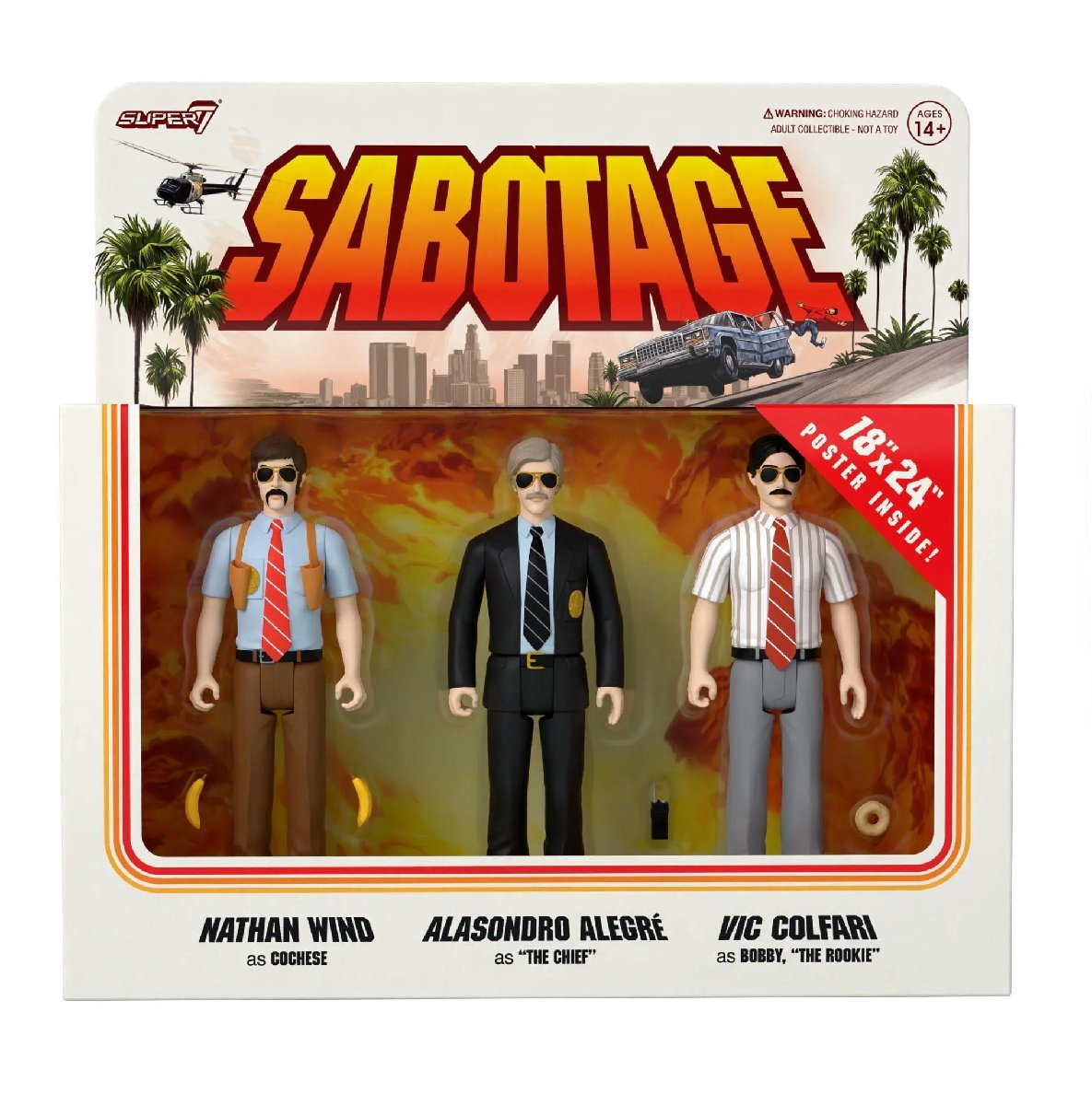 ★ビースティー ボーイズ Re Action フィギュア Beastie Boys ReAction Figures Wav 3 Sabotage 3 Pack SUPER7 TOY 人形_画像1