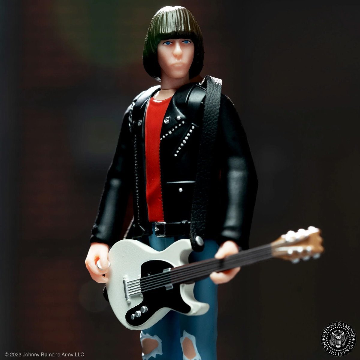 ★ジョニー ラモーン Re Action フィギュア Johnny Ramone Super7 正規品 パンク TOY ラモーンズ RAMONES punk cbgb_画像3