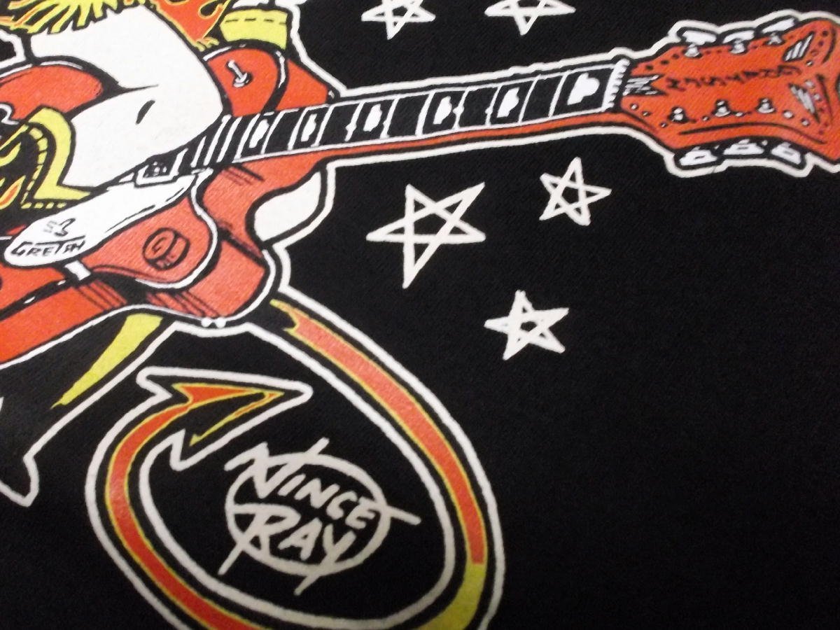 ★ヴィンス レイ Tシャツ Vince Ray Guitar Girl - S 新品 rockabilly gretsch グレッチ ギター_画像4