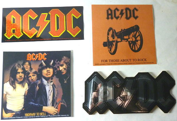 ★エーシーディーシー AC/DC ステッカー 1枚 正規品 ACDC 雑貨_画像2