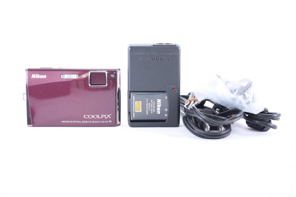 ★極上美品★ニコン NIKON COOLPIX S60 ★完動★#J041