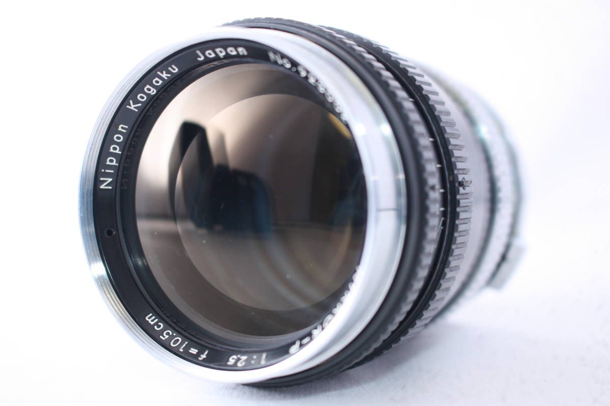 ★極美品★ニコン NIKON NIKKOR-P 10.5cm F2.5 Sマウント ★動作OK★#J114_画像1