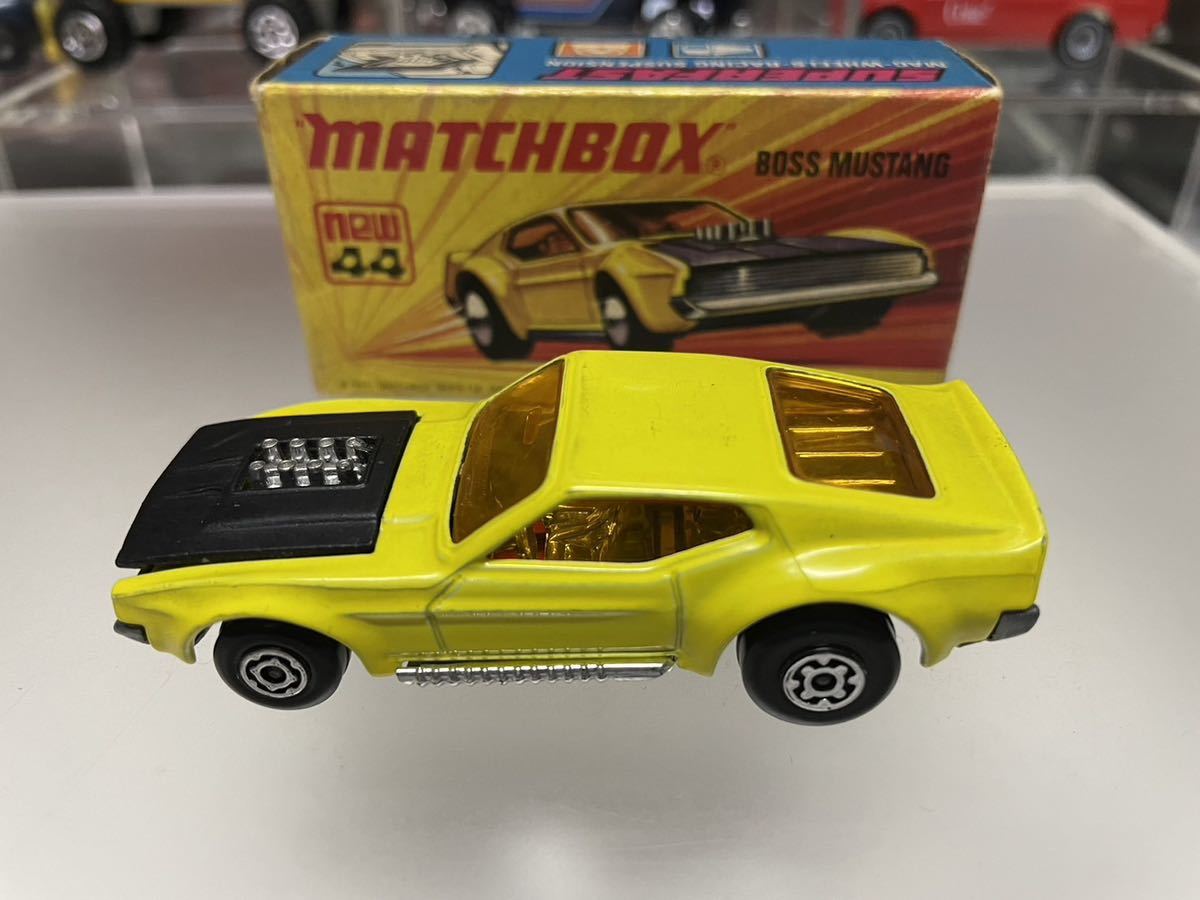 ★ビンテージトイ マッチボックス ミニカー NEWNo.44 BOSS MUSTANG　MATCH BOX イングランド製_画像5