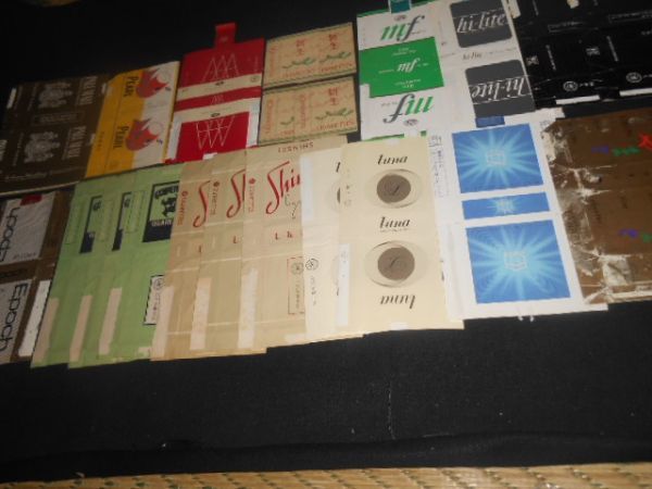 日本専売公社　たばこ空箱　パールなど普通たばこ色々　13種20枚　送料140円_説明文をお読みください