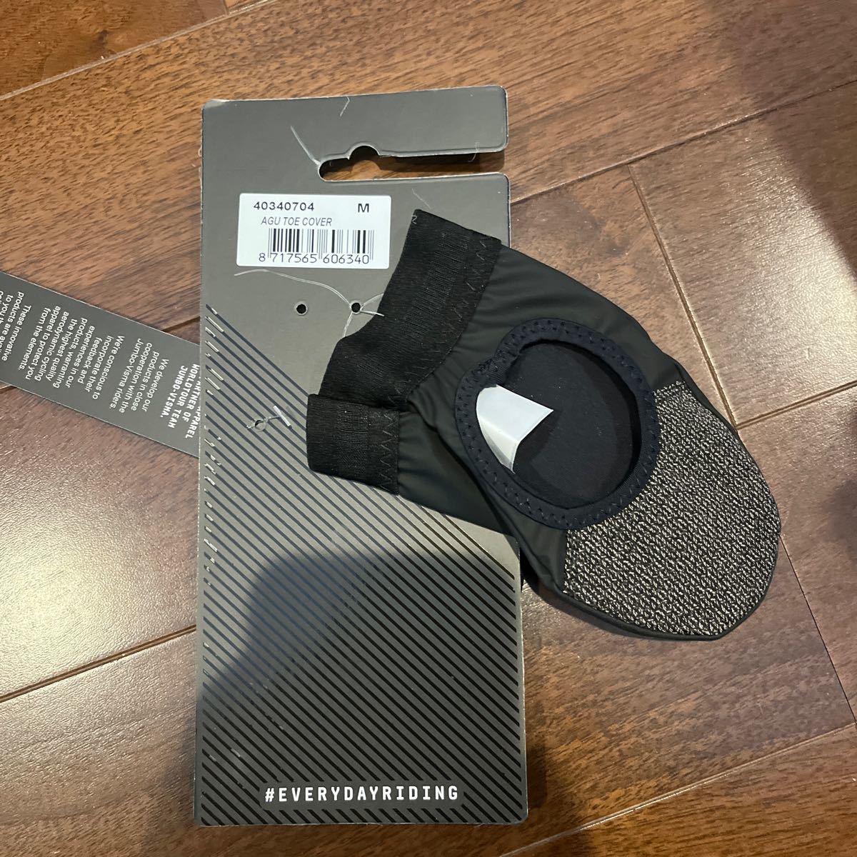 AGU Essential Toe Covers black（アグ エッセンシャル トゥカバー ブラック/黒）サイズM(41-42) 新品未使用品 ユンボビスマ_画像3