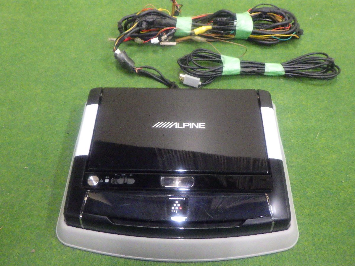 ALPINE☆アルパイン☆10.2インチ☆フリップダウンモニター☆PXH10S-R☆通電確認済み☆Y500638☆S003_画像1