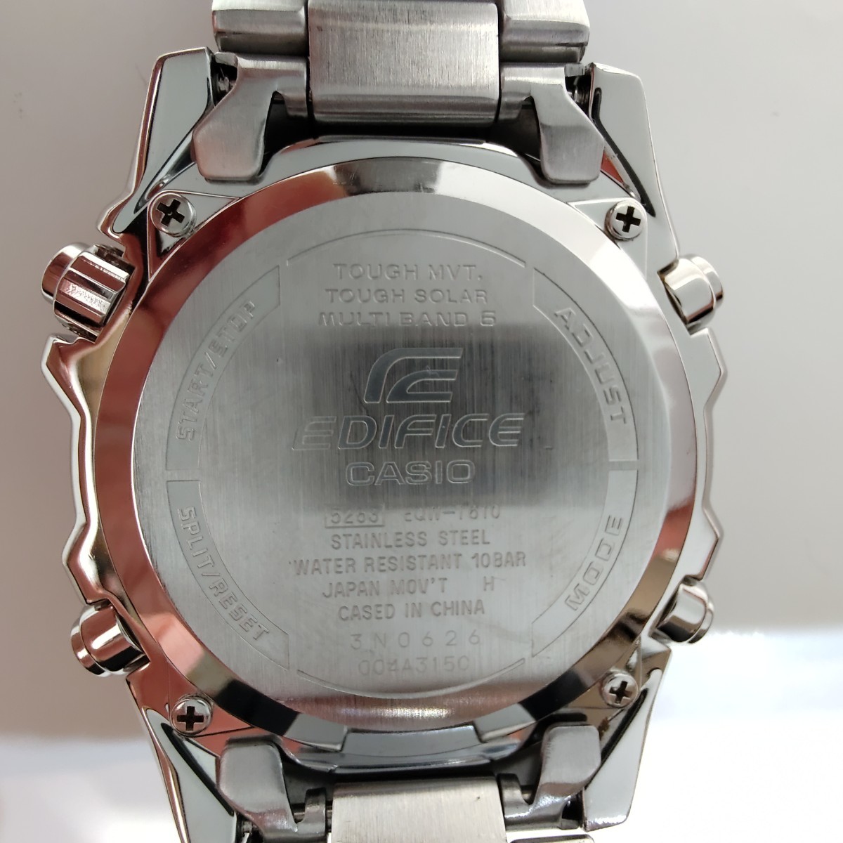 CASIO カシオ EDIFICE エディフィス 腕時計 EQW-T610D 電波ソーラー クロノグラフ★１円～_画像5