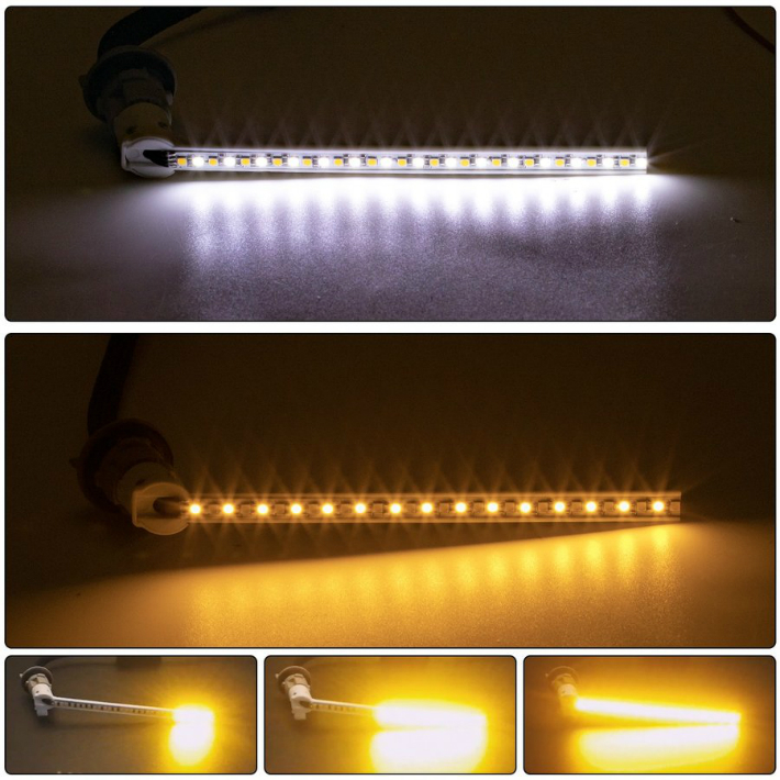 シーケンシャル LED ウインカーバルブ 流れるウインカー ☆ 30 アルファード ヴェルファイア 80 エスクァイア ノア ヘッドライト用_画像4