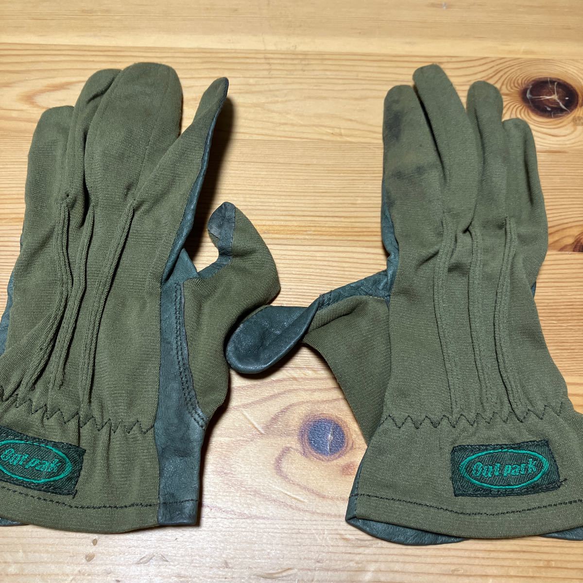 陸上自衛隊 私物手袋3種 サムソン手袋 OD革手袋 官品 防衛庁共済品 戦闘装着セット 89式 64式の画像3