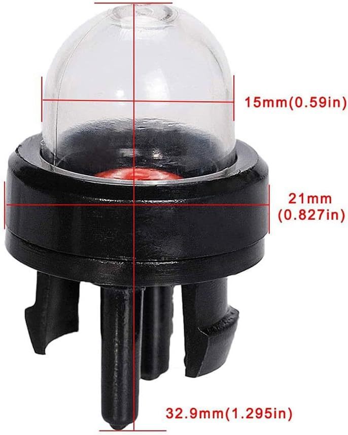 プライミングポンプ DFsucces プライマリーポンプ プライミングポンプ 内径約15mm 総長約33.5mm チェーンソー交換_画像2