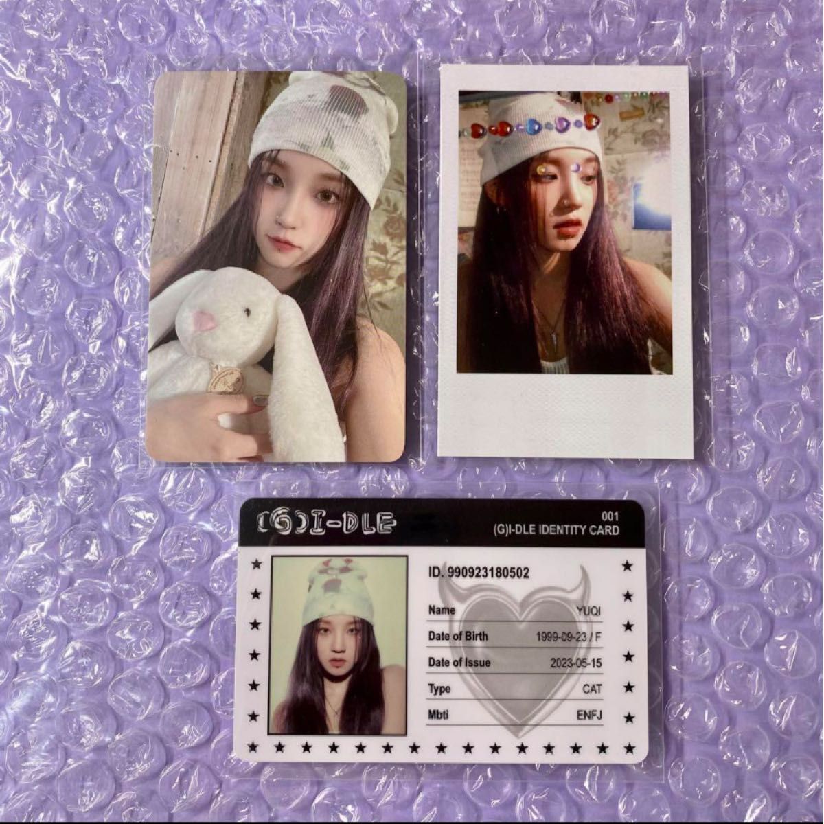 (G)I-DLE gidle アイドゥル ウギ I FEEL cat アルバム 封入 トレカ ポラロイド IDカード