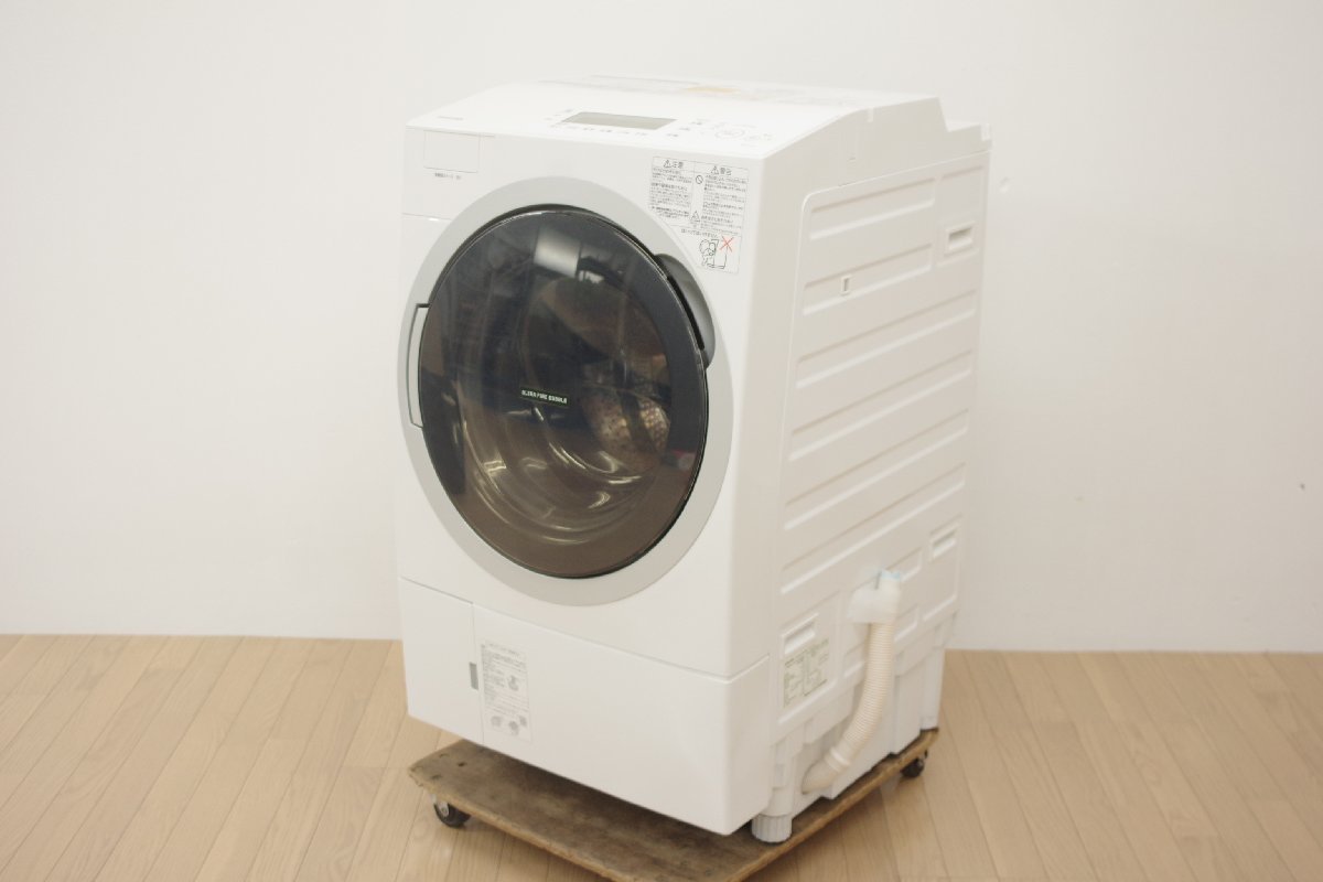  Toshiba drum type washing machine ZABOON TW-117E5 TOSHIBA laundry 11kg dry 7kg 2018 year made Ultra fine Bubble washing left opening used cleaning settled operation verification settled 