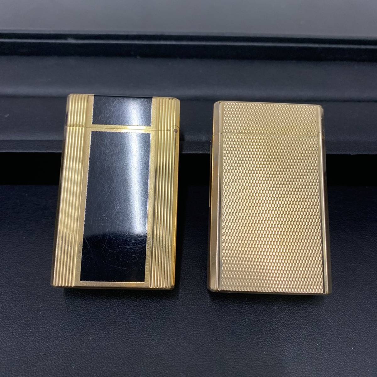 5009 ガスライター まとめ 8個 カルティエ Cartier エステーデュポン S.T Dupont ダンヒル dunhill 喫煙具 中古 箱付有 現状品 ゴールド_画像5