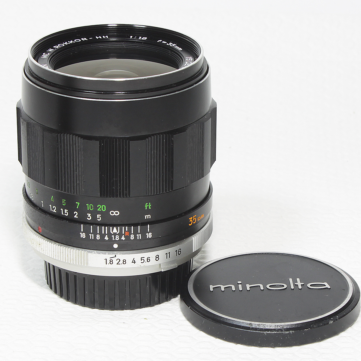MINOLTA MC W.ROKKOR-HH 35mm F1.8|レンズ MINOLTA MC W.ROKKOR-HH 35mm F1.8|レンズ