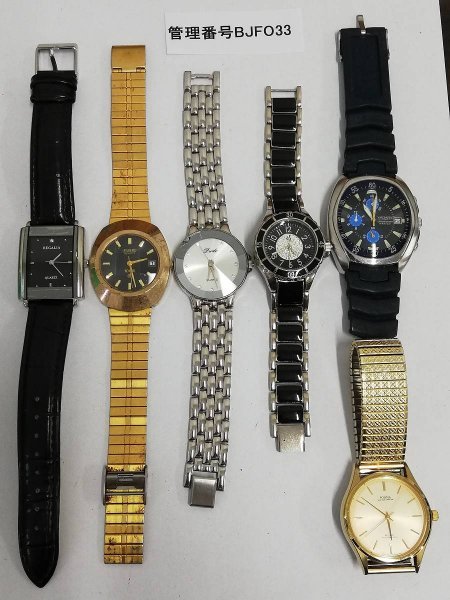 BJFO33　ジャンク品　時計　腕時計　部品取り　おまとめ6点　SCITIZENシチズン　REGALIA　など