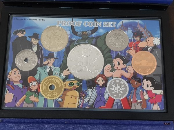 UJFO27　世界のコイン　硬貨　記念コイン　おまとめ　鉄腕アトム　アストロボーイ　ASTROBOY　日本　2003年　_画像2