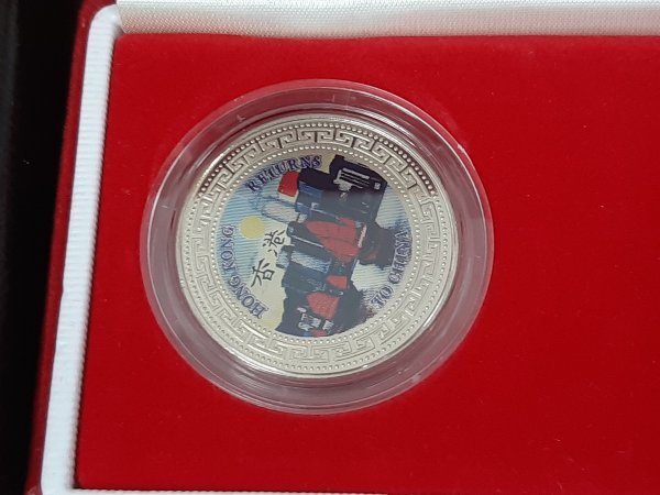 UJFO55　世界のコイン　硬貨　記念コイン　カラーコイン　おまとめ　アメリカ　香港　日本　松本城　バラクオバマ　など_画像9
