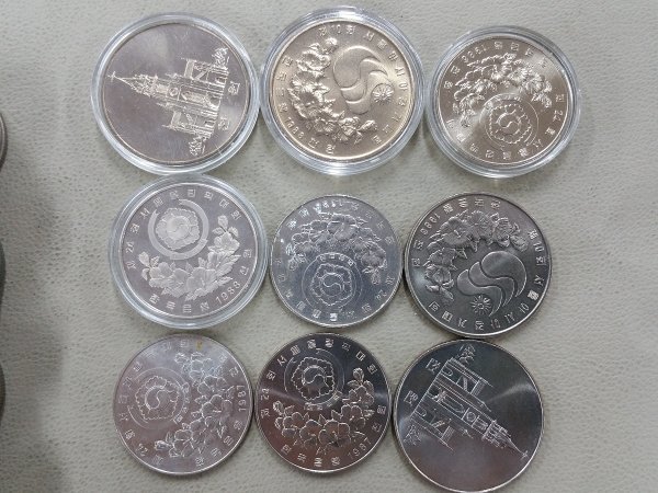 SJFI39　世界のコイン　記念コイン　硬貨　韓国　500ウォン 1000ウォン 2000ウォン　おまとめ_画像8