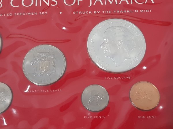 UJFI20　ジャマイカ　プルーフ貨幣セット　おまとめ2点　１９７３COINS OF JAMAICA_画像7