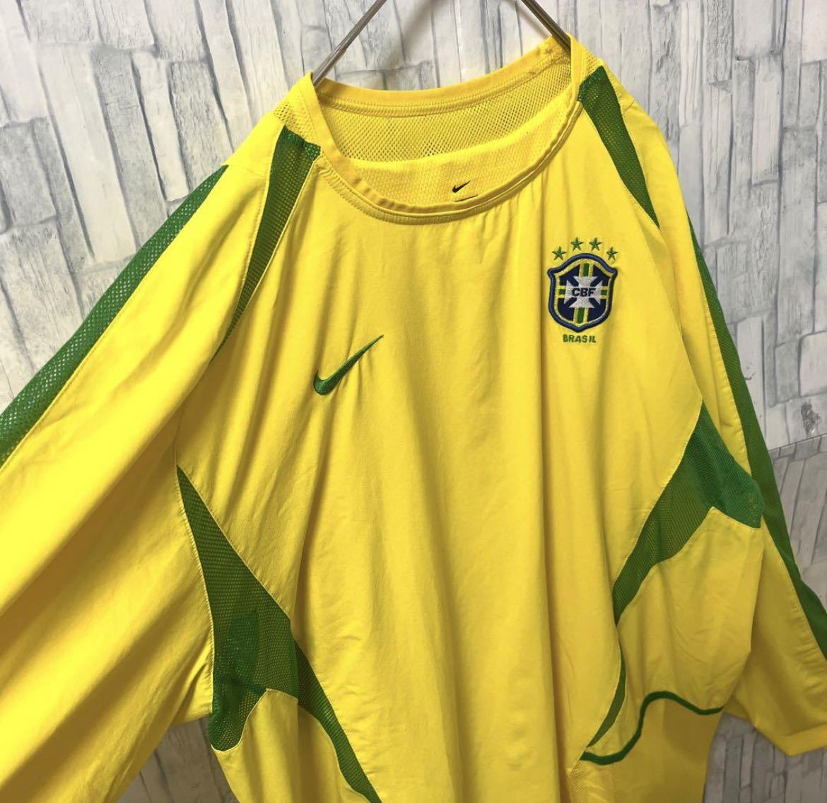 NIKE ナイキ サッカー ブラジル代表 2002 日韓W杯 ユニフォーム NIKE ナイキ サッカー ブラジル代表 2002 日韓W杯 ユニフォーム
