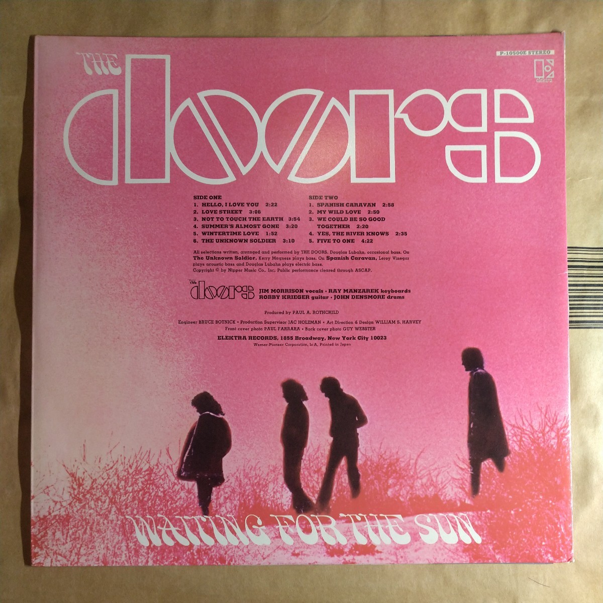 The Doors[waiting for the sun sun ... while ]LP 1980 year 3rd album** door zpsychedelic rock