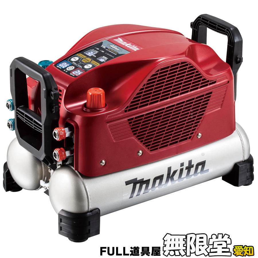 ［未使用］makita/マキタ AC500XLR エアコンプレッサ 一般圧/高圧対応 11L 赤_画像1