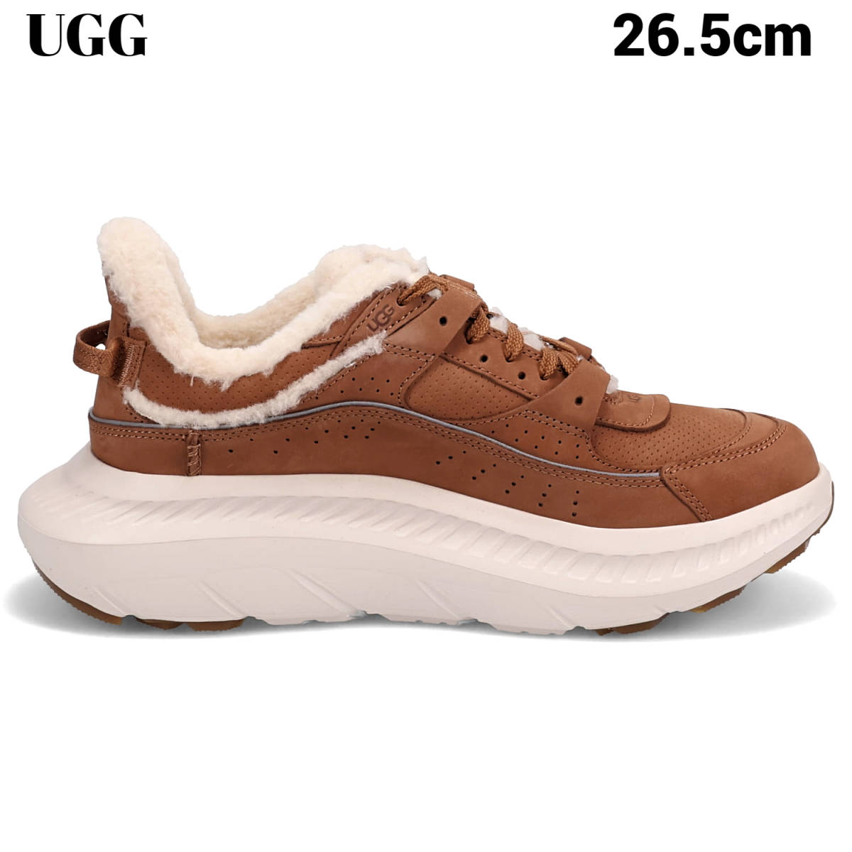 8.5(26.5cm)新品【UGG M CA805 V2 HERITAGE 1130742-CHE-08.5 CHESTNUT アグ シーエー ヘリテージ アグプラッシュ シューズ チェスナット】_画像1