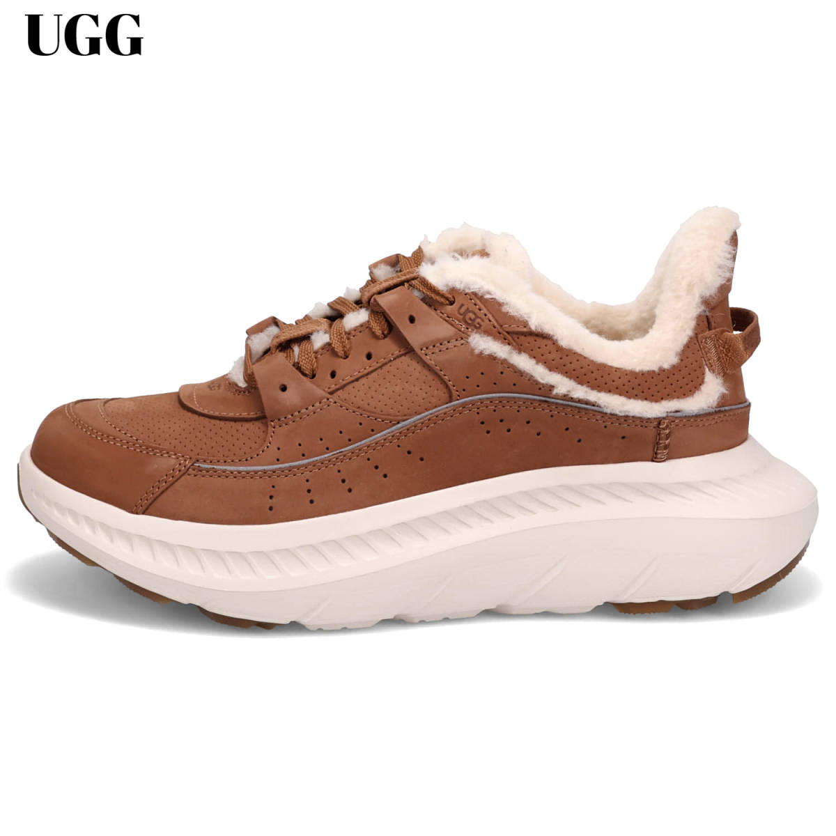 8.5(26.5cm)新品【UGG M CA805 V2 HERITAGE 1130742-CHE-08.5 CHESTNUT アグ シーエー ヘリテージ アグプラッシュ シューズ チェスナット】_画像3