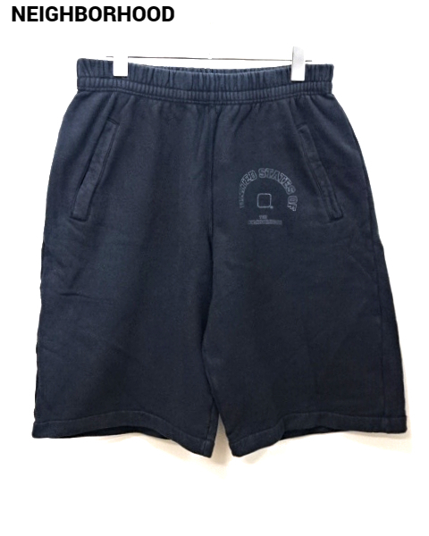 M【NEIGHBORHOOD Sweat Shorts TSNH-17 ネーバーフッド スウェット ハーフパンツ ショートパンツ ショーツ 2001 オールド ヴィンテージ】_画像1