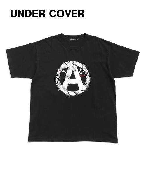 M 新品【UNDER COVER Tシャツ アンダーカバー A Tシャツ デコラティブ アナーキーマーク Tシャツ UNDERCOVER B. BLACK】