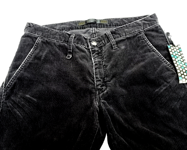 3 未使用 ¥23,100【TEN EIGHT Corduroy Pants T06AW-021 BLACK テンエイト コーデュロイパンツ ダメージ加工 ブラック テン エイト】_画像5