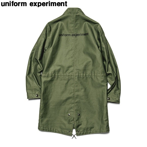 3【uniform experiment UEN MILITARY STAND COLLAR COAT ユニフォームエクスペリメント ミリタリー スタンドカラー コート ジャケット】