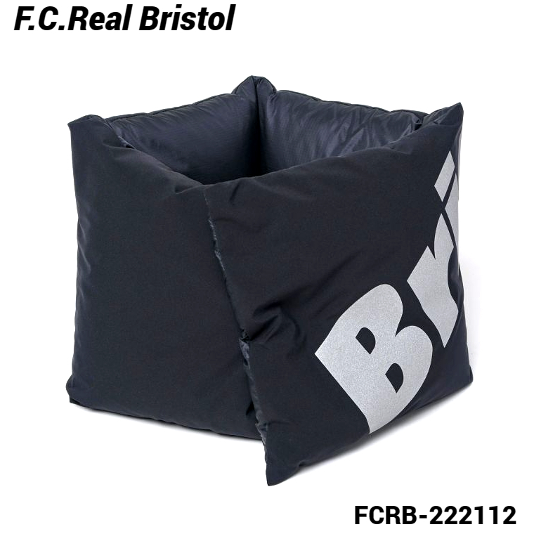 ¥15,400 新品【F.C.Real Bristol DOWN MUFFLER BLACK FCRB-222112 エフシーレアルブリストル フィルパワーダウン マフラー】