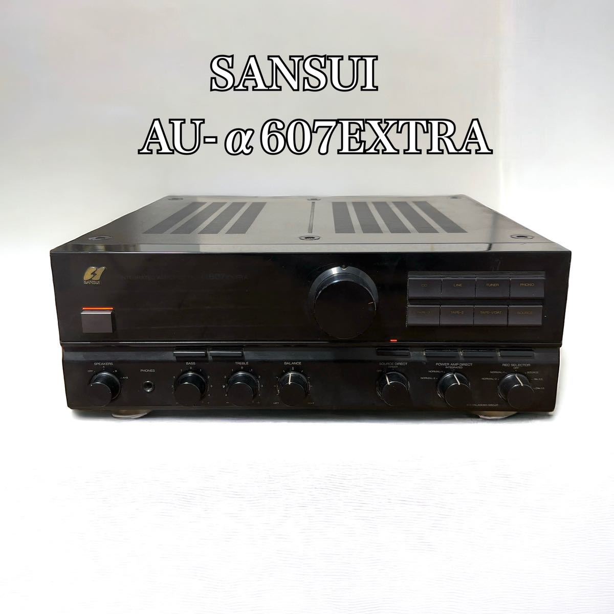 SANSUI サンスイ AU-α607EXTRA プリメインアンプ ジャンク 通電確認済み_画像1