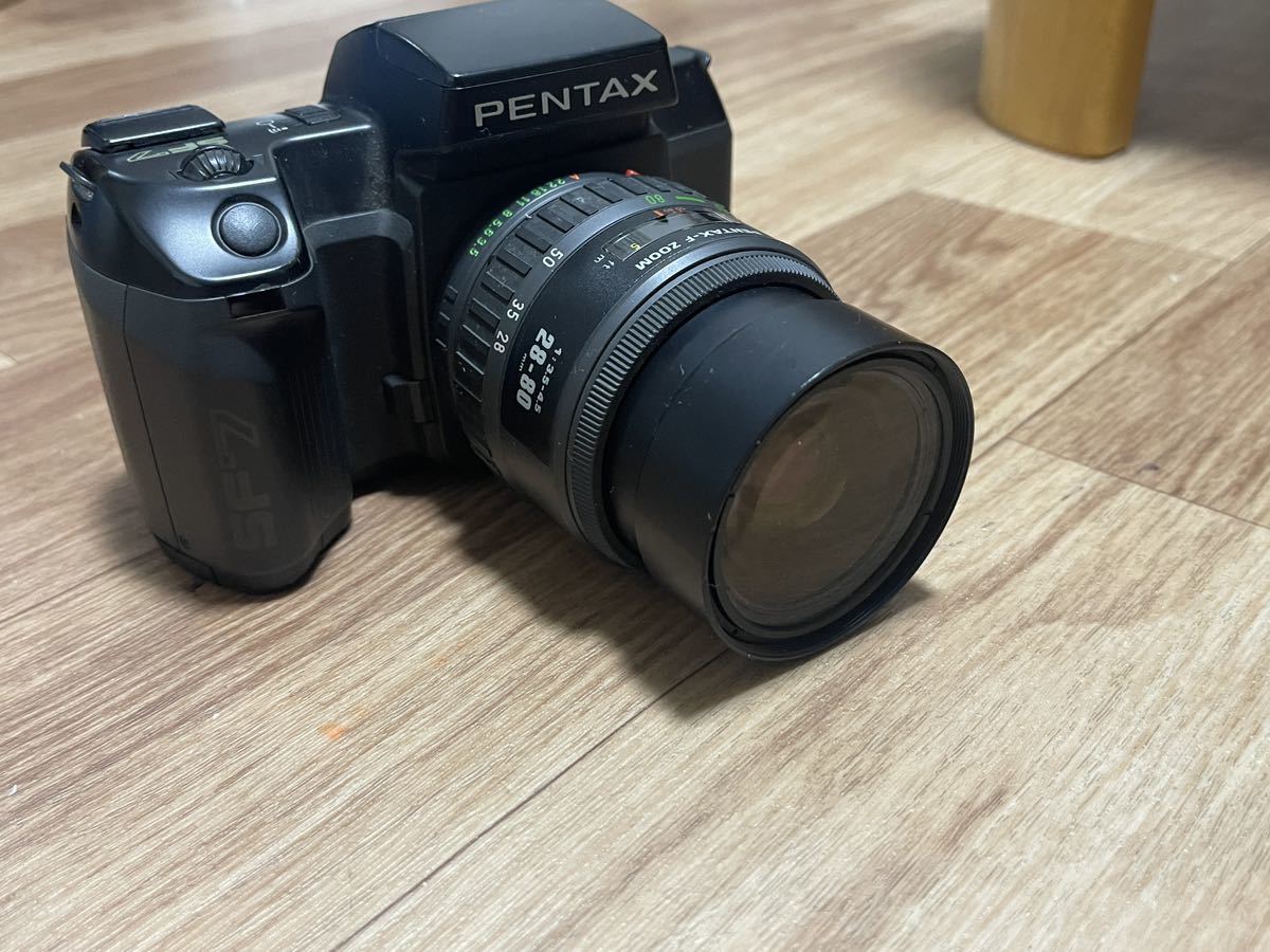 ジャンク カメラ　PENTAX ペンタックス　SF7 レンズ2つセット　ジャンク　動作未確認_画像2