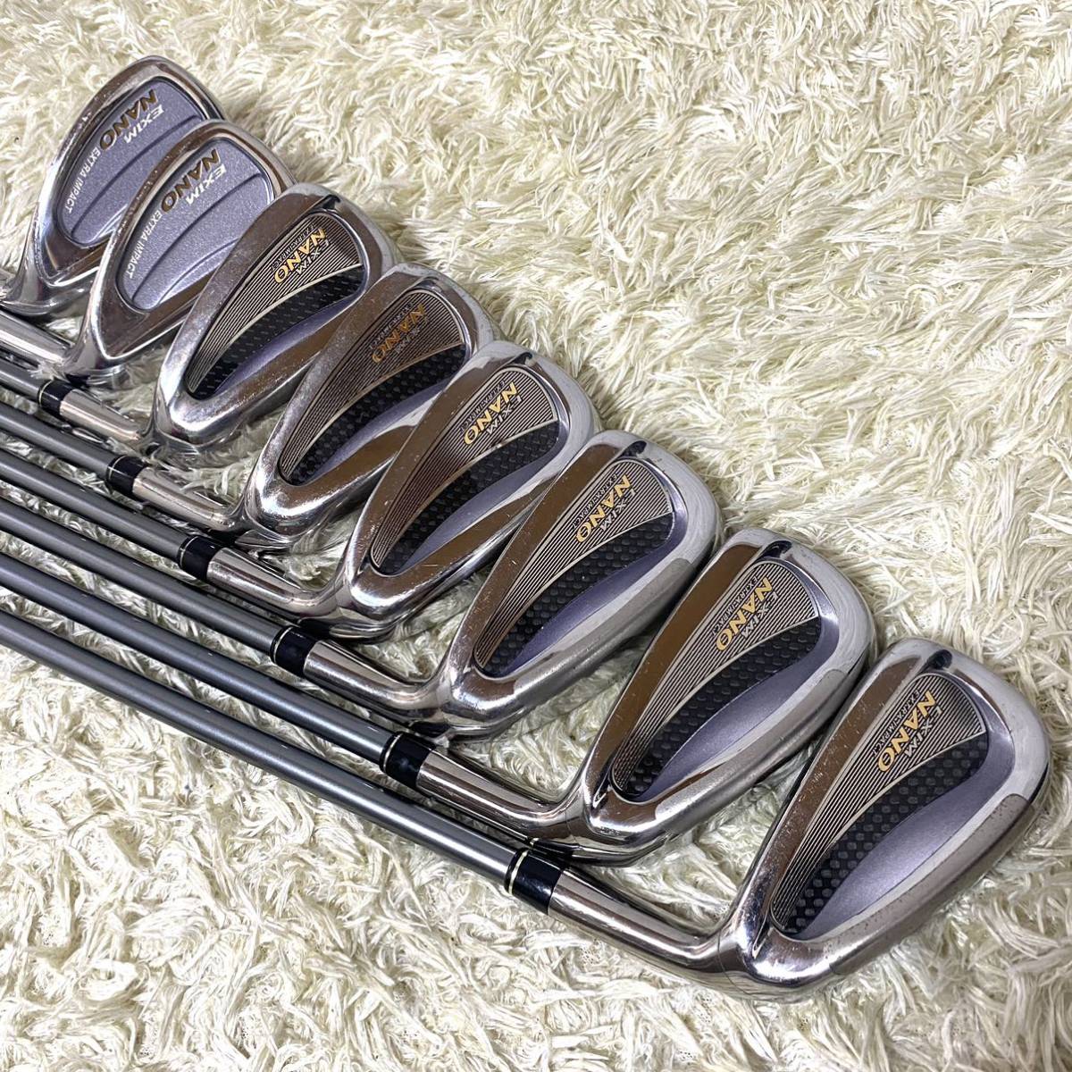 マルマン EXIM NANO アイアン 8本 レディース 右 ゴルフクラブ L 送料